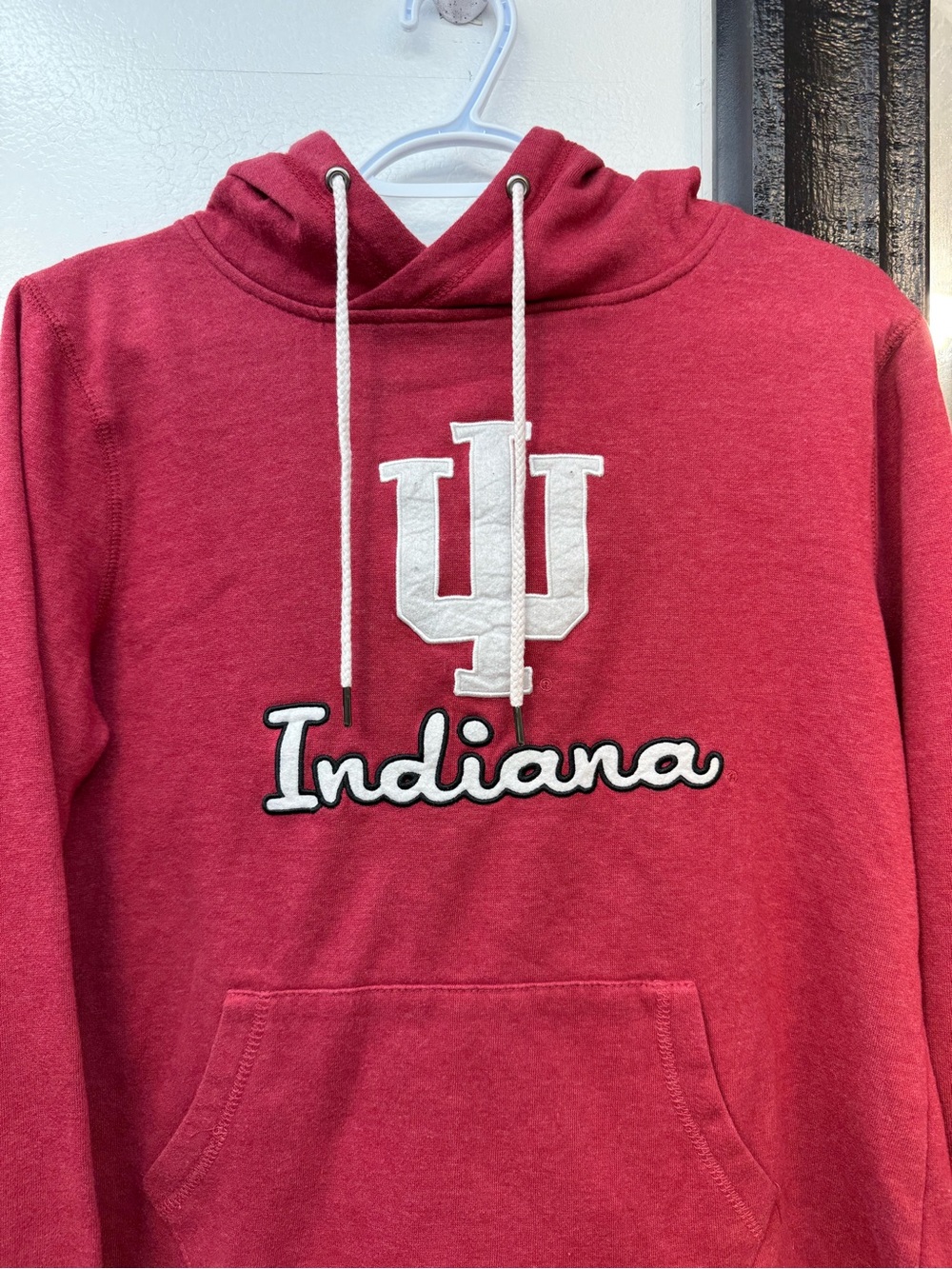 Indiana Hoosiers women's university Red Hooded Pullover image 2